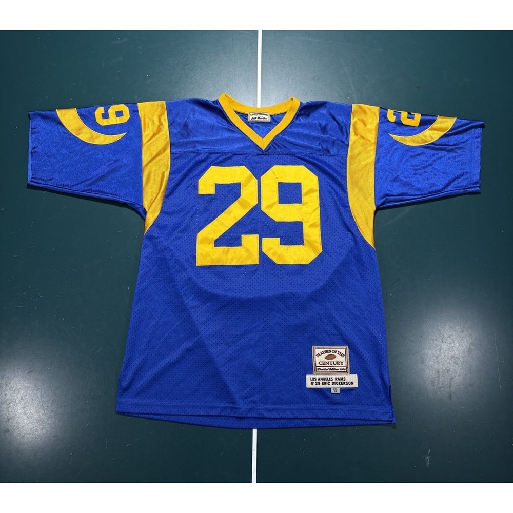Los Angeles Rams Eric Dickerson Throwback Jersey Size 56 Jeff Hamilton Stitched